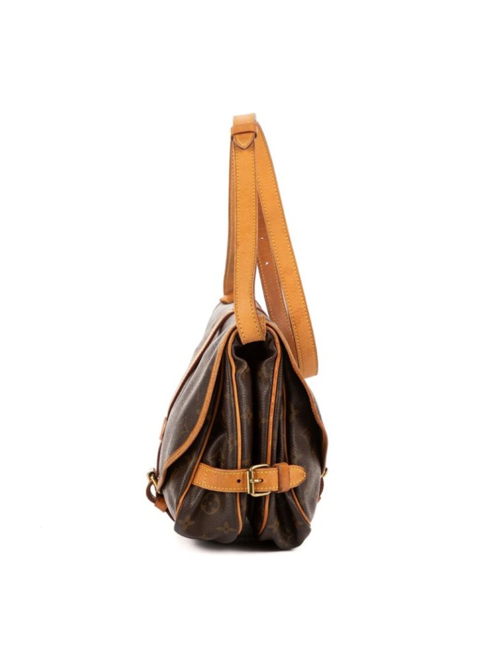 Louis Vuitton Saumur Brown Monogram Canvas - Picture 4 of 11